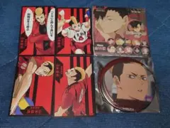 【5点セット】ハイキュー!!　山本猛虎　ボドゲ排球援!!　名場面缶バッチ　音駒