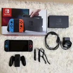 【付属品多数・美品】Nintendo Switch 本体 青/赤 動作確認済