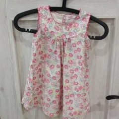 Cath Kids 花柄ワンピース 12-18ヶ月