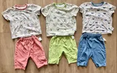 ユニクロ ベビー半袖パジャマ3点セット 90サイズ ファンターネ！こぐまちゃん