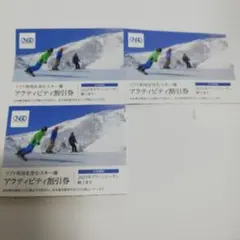 匿名配送 日本駐車場開発 株主優待 リフト利用を含む スキー場 割引券 3枚