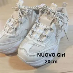 NUOVO Girl キッズスニーカー20cm