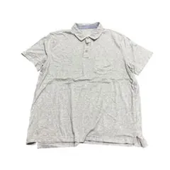 ボーダーポロシャツ　半袖　sonoma ビッグシルエット　グレー　2XL 8hのサムネイル