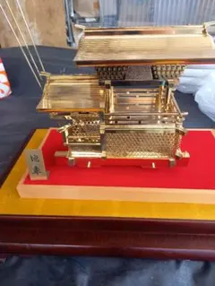 18金メッキ地車現状品です。