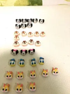 ディズニー　キャラクター　ミニ消しゴムセット 33個 まとめ売り　ミッキーマウス