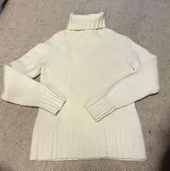 GAP アイボリー タートルネックセーター　Sサイズ
