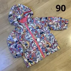 90 女の子　長袖　キティ　サンリオ　ナイロン　ジャンパー　ジャンバー　アウターのサムネイル