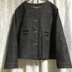 ブラックデニム ジャケット新品
