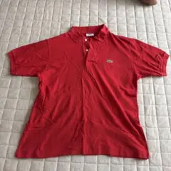 LACOSTE ポロシャツ レッド サイズ4