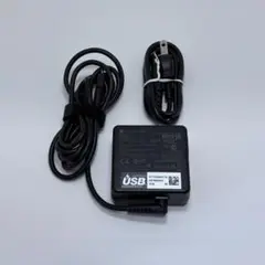 【実物】dynabook純正ACアダプタ65W＆電源コード Type-C