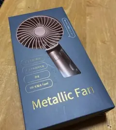【新品未使用】Metallic Fan ハンディファン 本体 ピンクのサムネイル