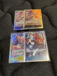 神の島の冒険 ワンピースカードゲームSR4枚セット