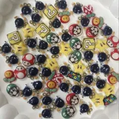 【一袋】 マリオ ボム兵 MIX ネイル パーツのサムネイル