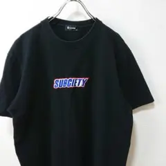 SUBCIETY サブサエティー ロゴ刺繍Tシャツ ブラック 黒 sizeLのサムネイル