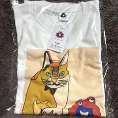 男女兼用★大阪万博ミャクミャクコラボプリント 半袖Tシャツ、木下晃希 万博限定】大人気「ラブブ」×「ミャクミャク」夢のコラボフィギュア