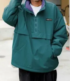 JAVA フリース2WAYハーフジップジャケットL