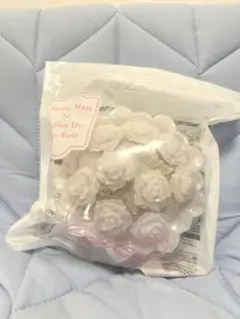 Snow Man ペンライト ホワイト バラ型