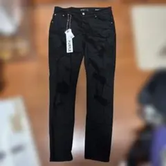 PURPLE スリムフィットデニム　ブラック 32