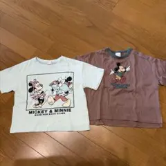 バースデイ futafuta ディズニーTシャツ 2枚　90センチ　95センチのサムネイル