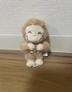 おさるのジョージ 赤いほっぺ マスコット おえかき ぬいぐるみ