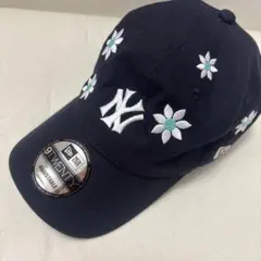 RAGEBLUE NEW ERA フラワー　刺繍　キャップ 帽子　ニューエラのサムネイル