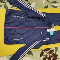adidas ウィンドブレーカー 上下セット ネイビー 未使用