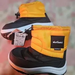 新品　防水　スノーブーツ　WILD THINGS ブラック/イエロー 20.0