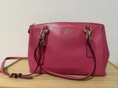 COACHコーチ レザー 2WAYハンドバッグ ショルダーバッグ