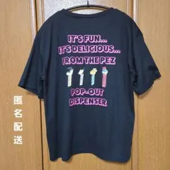 PEZ ペッツ バックプリント 半袖Tシャツ ブラック 160 しまむら
