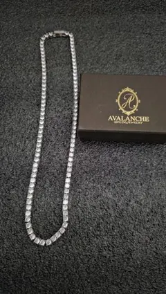 AVALANCHE アヴァランチ　テニスチェーンシルバー925 5mm 50cm シルバー テニスネックレス 幅5mm 45cm-55cm AHNL-D001-5MM