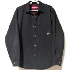 Supreme Quilted Lined Denim Snap Shirt
