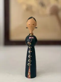 【創作こけし・13cm】優美な佇まいの一点もの
