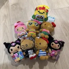 おまけ付き】Sanrio 日焼けキティ ぬいぐるみ マスコット シール