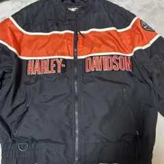 SALE！HARLEY-DAVIDSON ナイロンジャケット ブラック/オレンジ