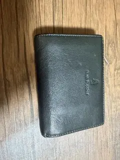 Hush Puppies 二つ折り財布 ブラック レザー