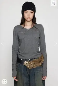 laguagem ZIP POCKET ロングスリーブＴシャツのサムネイル