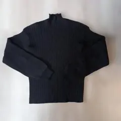 AZUL by moussy ブラック ハイネックセーター L