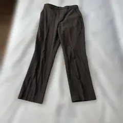 ユニクロ　チェック柄 クロップド丈パンツ