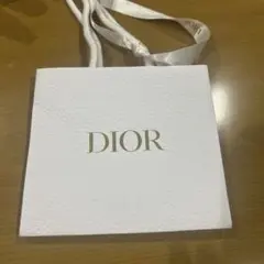 Dior ショップ袋 ホワイト 小型