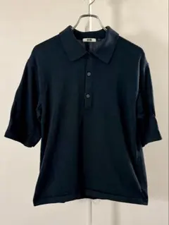 UNIQLO Uニットポロシャツ紺ネイビー半袖ルメール2024SS
