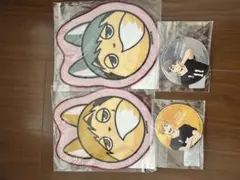 ハイキュー‼︎宮侑と宮治のハンドタオルとレザーコースターのセット