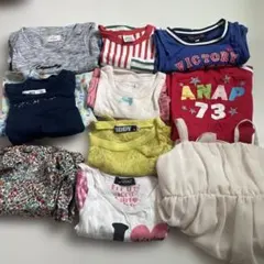 ワンピース10点まとめ売り　24時間以内発送　夏服　120㎝主　女の子