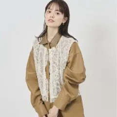 mystic ミスティック マルチwayレースレイヤードジャケット サイズ1