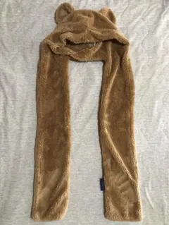 東京ディズニーシー ダッフィー フード付きマフラー ファンキャップ 帽子