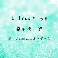 Lilyco＊さま専用ページ