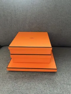 HERMES オレンジギフトボックス 3個セット