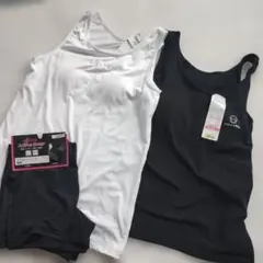 160センチ　カップ付きタンクトップ　ボクサーショーツ　3点セット