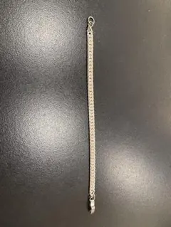 最終値下げ　シルバー 編み込みチェーン ブレスレット