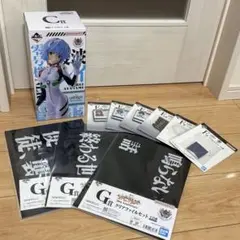 エヴァンゲリオン一番くじ C賞 綾波レイフィギュア＋G賞・E賞・F賞 まとめ売り