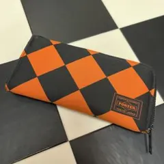 PORTER 長財布Black Orange Japan吉田カバンYoshida